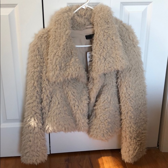 teddy bear jacket zara